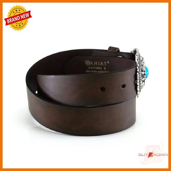 Genuine Leather Belt with Triple Snap Buckle - Women\'s Small to X-Large main image 8